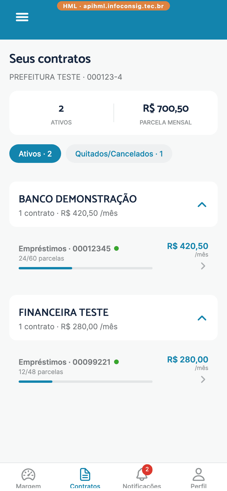 Seus contratos